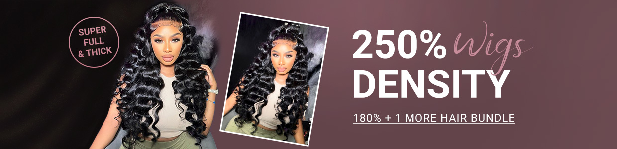 High 250% Density Wigs