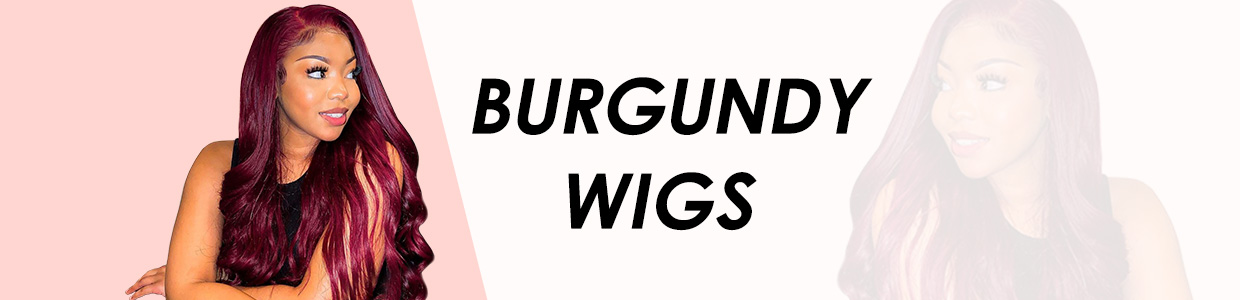 Burgundy Wigs