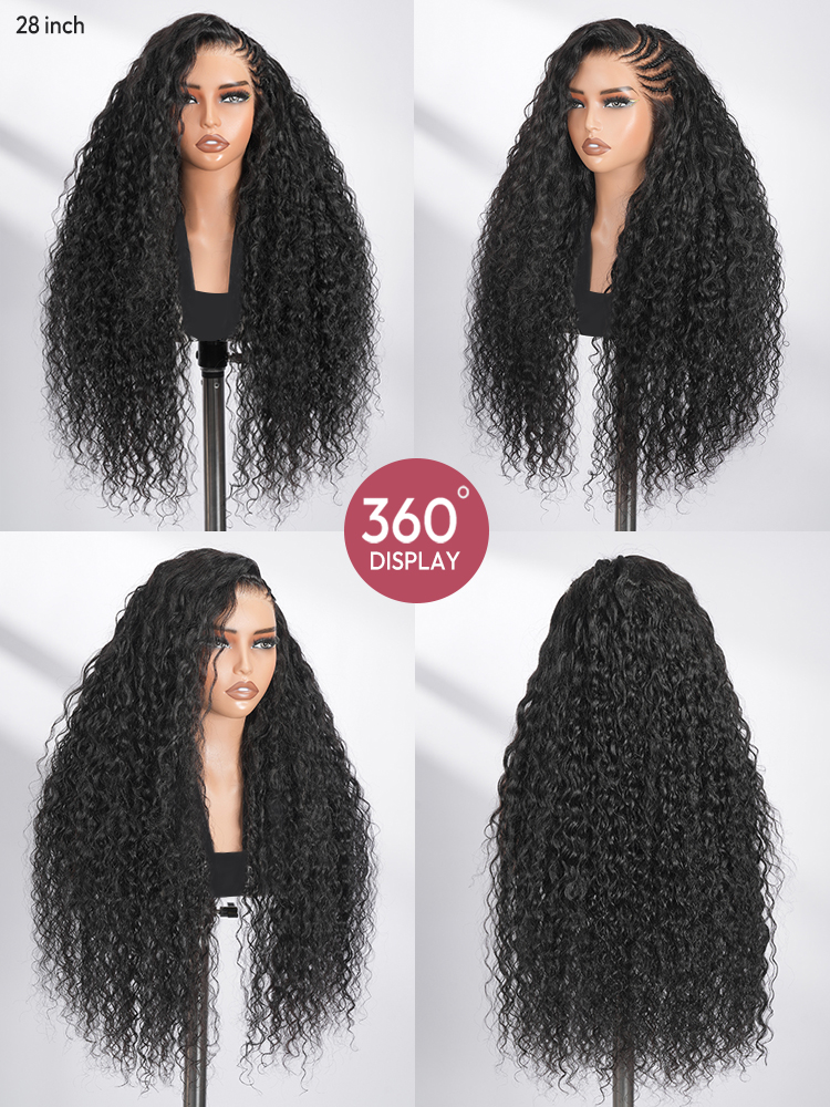 100% Human Hair Pre-Braided With Natural Wave