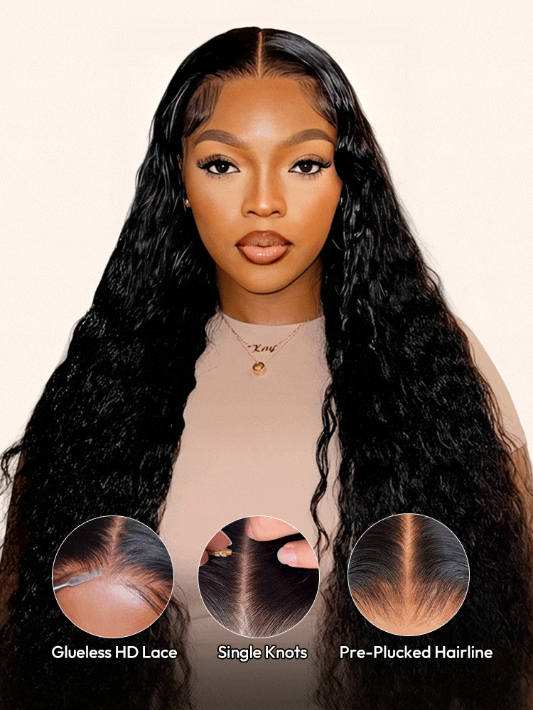 HD Lace Wig With Water Wave