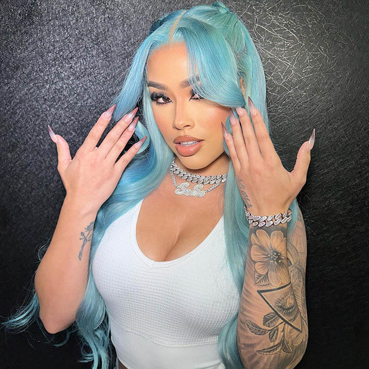 Light Blue Wig