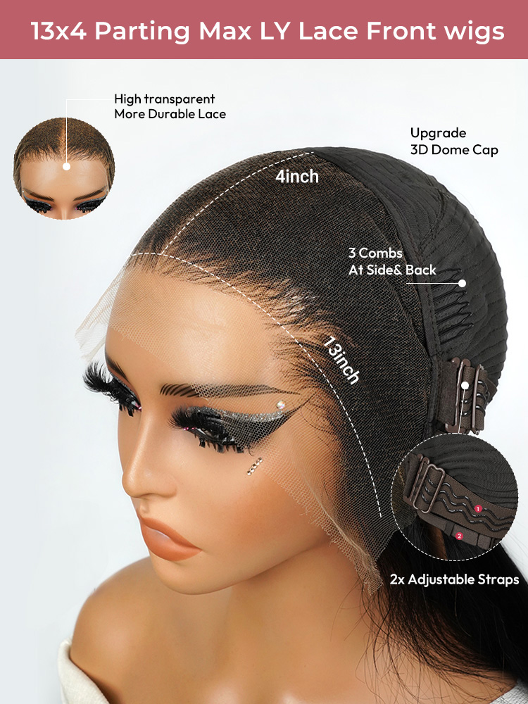 Long Brown 13x4 Lace Wigs