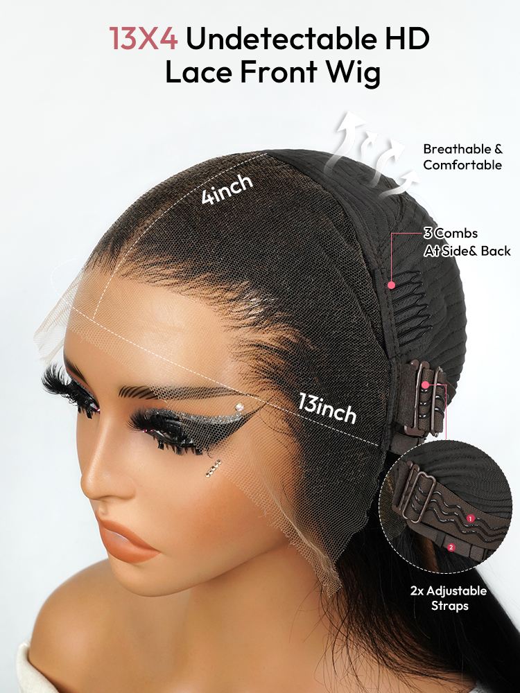 13x4 Undetectable HD Lace Front Wig
