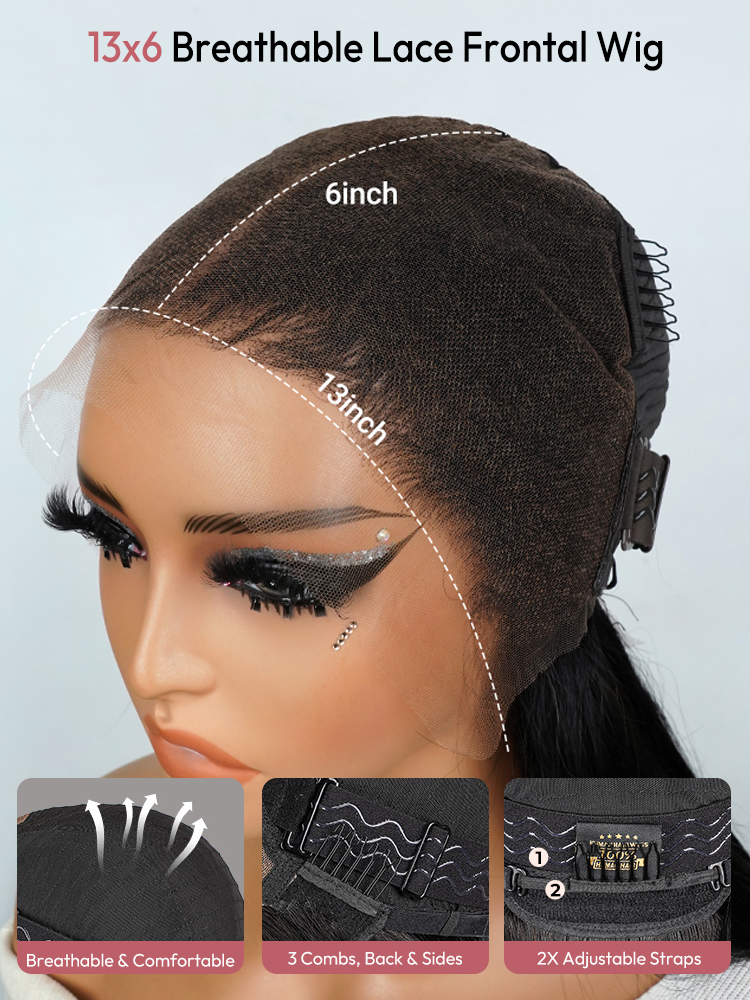 13x6 Breathable Lace Frontal Wig