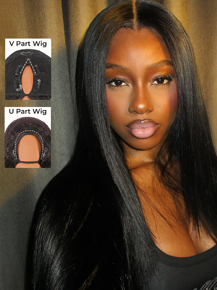 Straight U Part Wigs