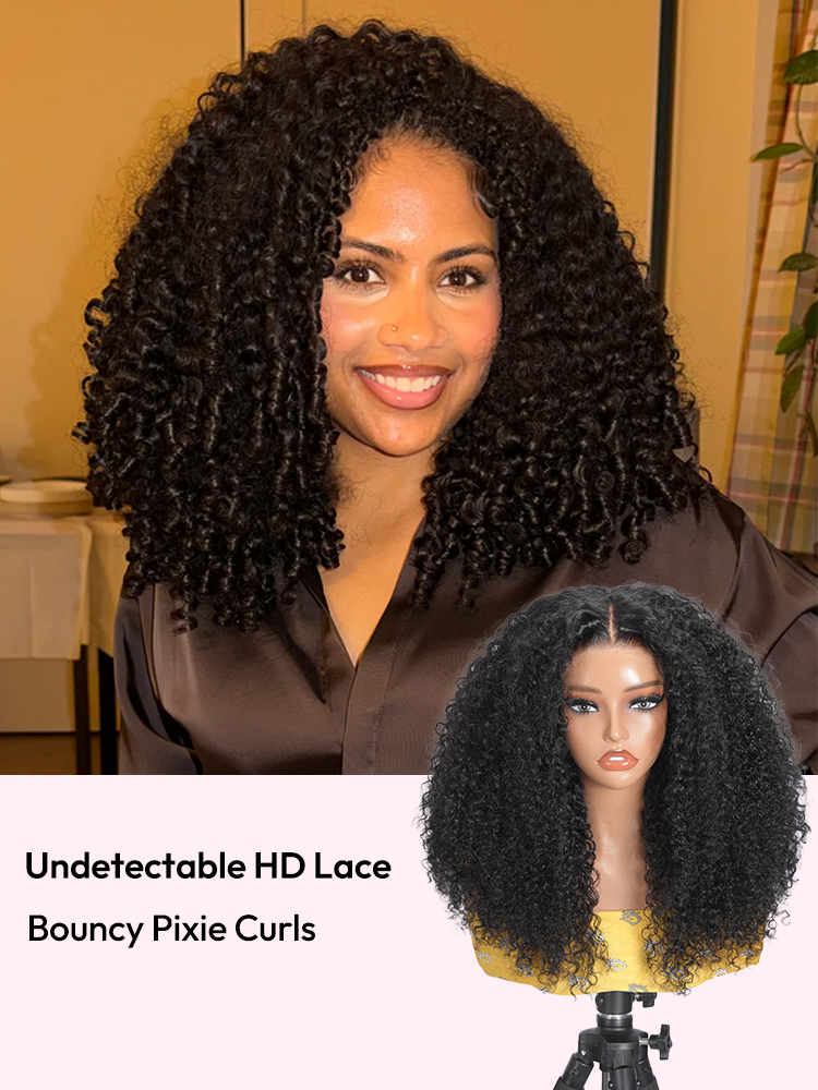 New Pixie Curly Wigs