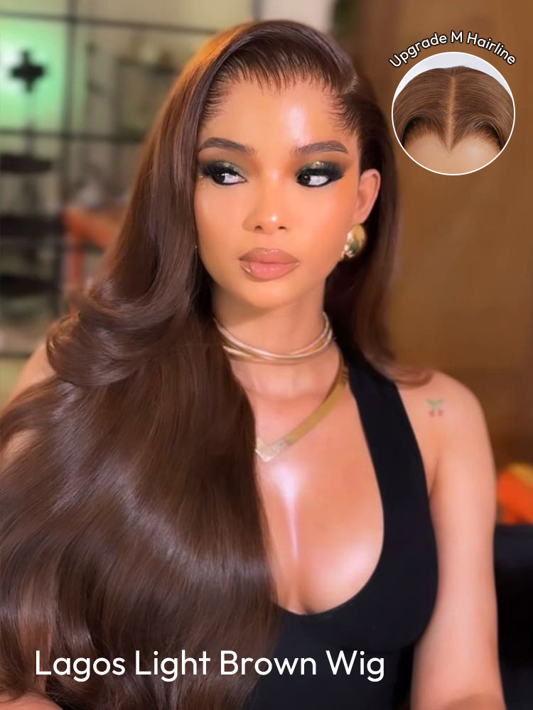 Light Brown Loose Body Wig