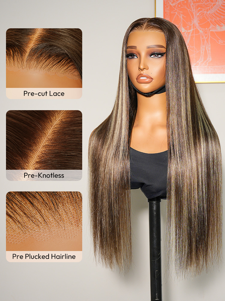 Silky Straight Lace Wig
