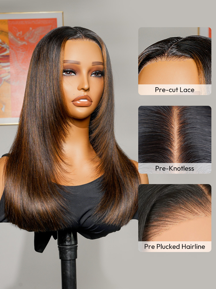 Layer Cut Highlight Wig Layer Cut Highlight Wig