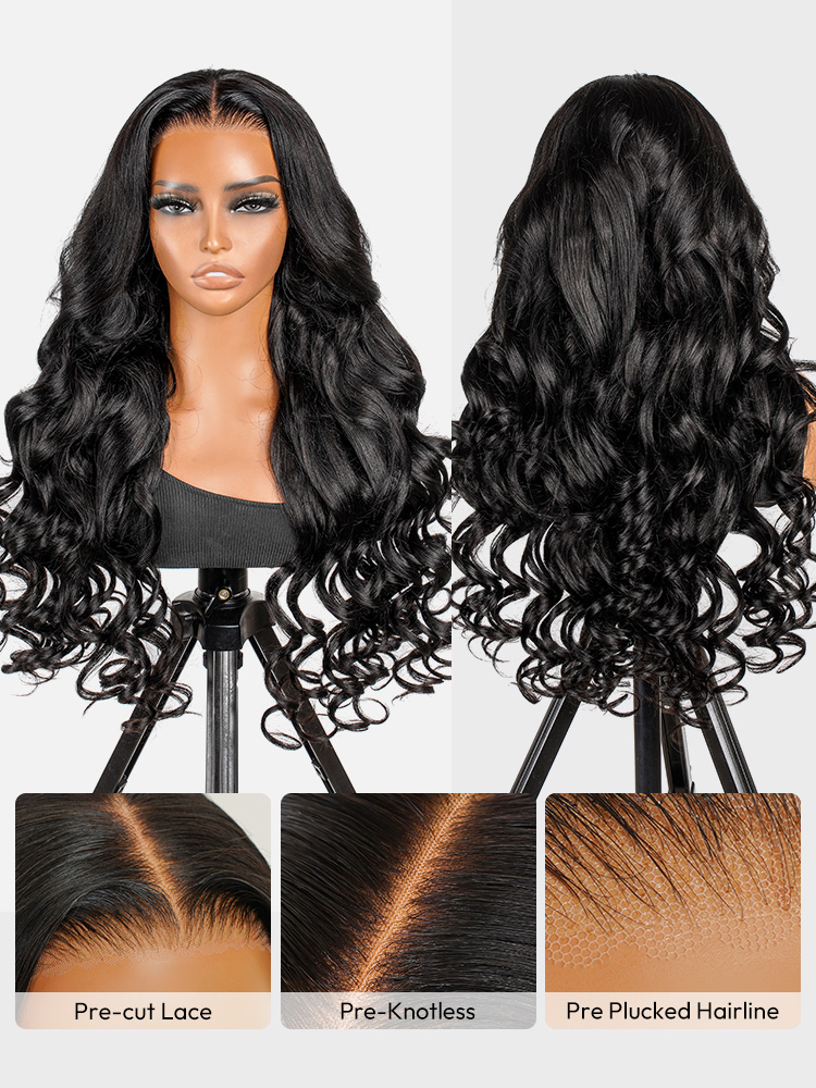 Pre-plucked&bleached Wig Pre-plucked&bleached Wig