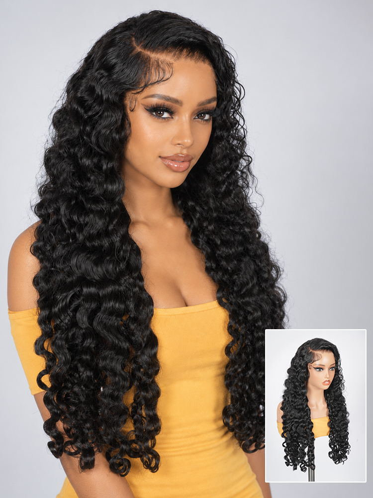 13x4 Lace Front Indian Curly Wig