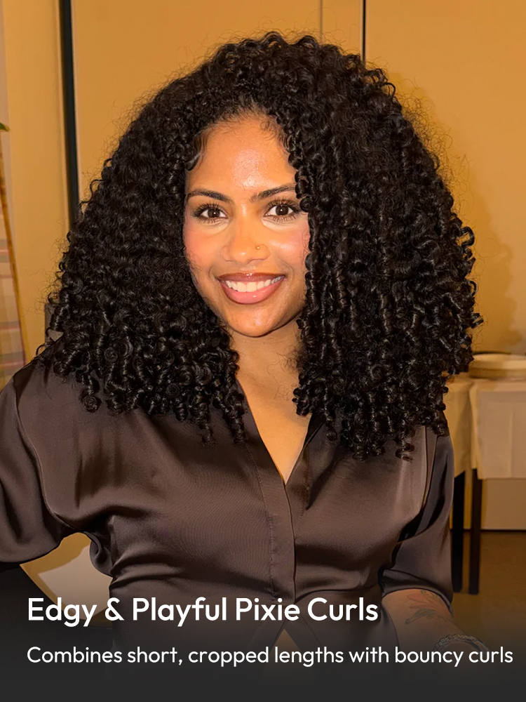 New Pixie Curly Wigs