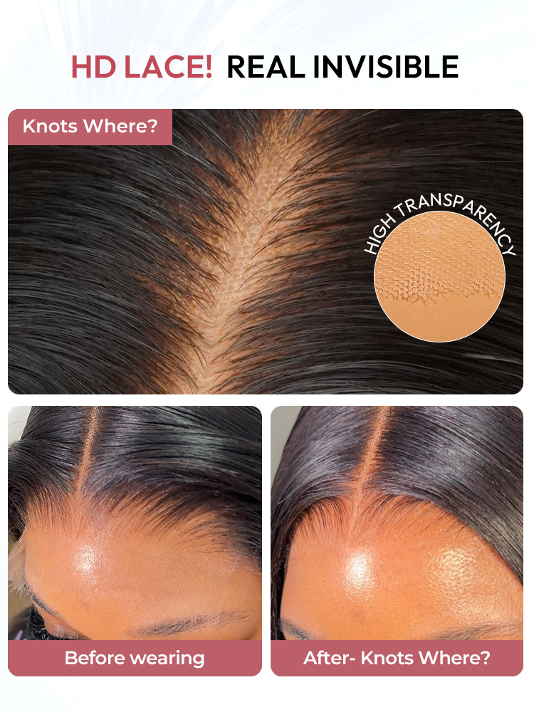 Long Black Hair Wigs With Deep Wave