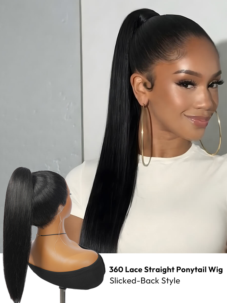 360 Glueless Straight Wigs