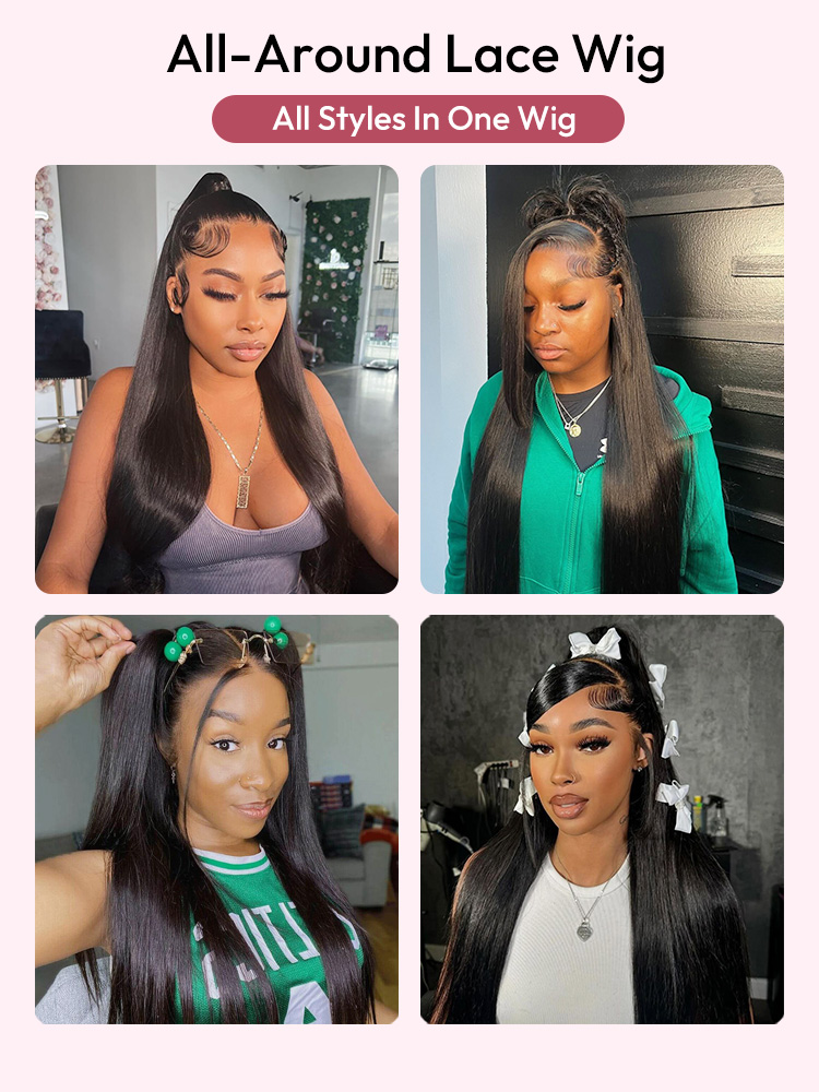 Straight Human Hair Wigs