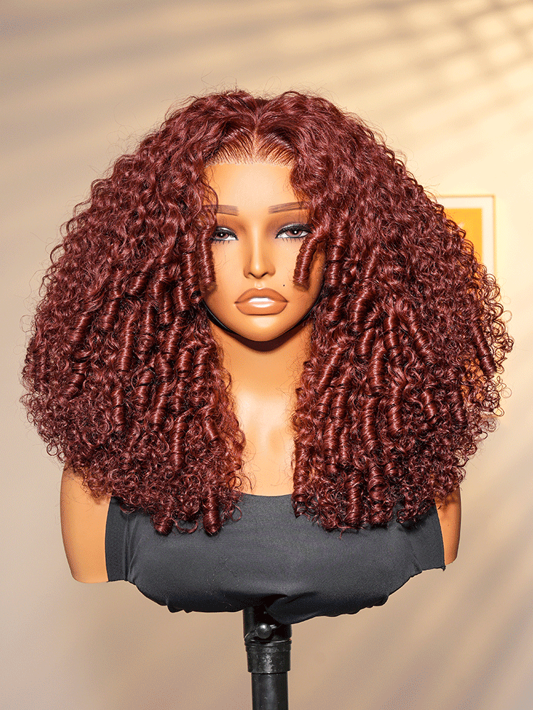 Cherry Cola Red Colored Wig