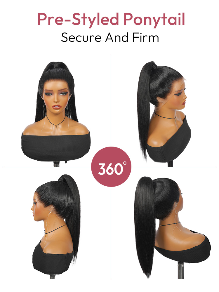 Pre Styled Ponytail Wig