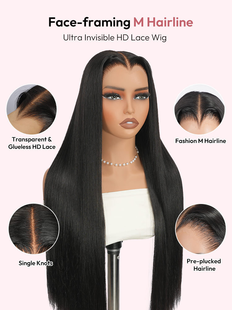 Face-framing M Hairline