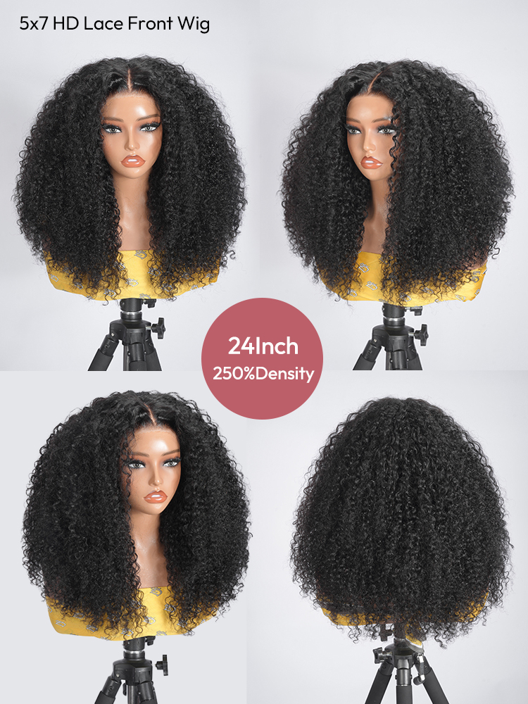 24 Inch Pixie Curly Wigs