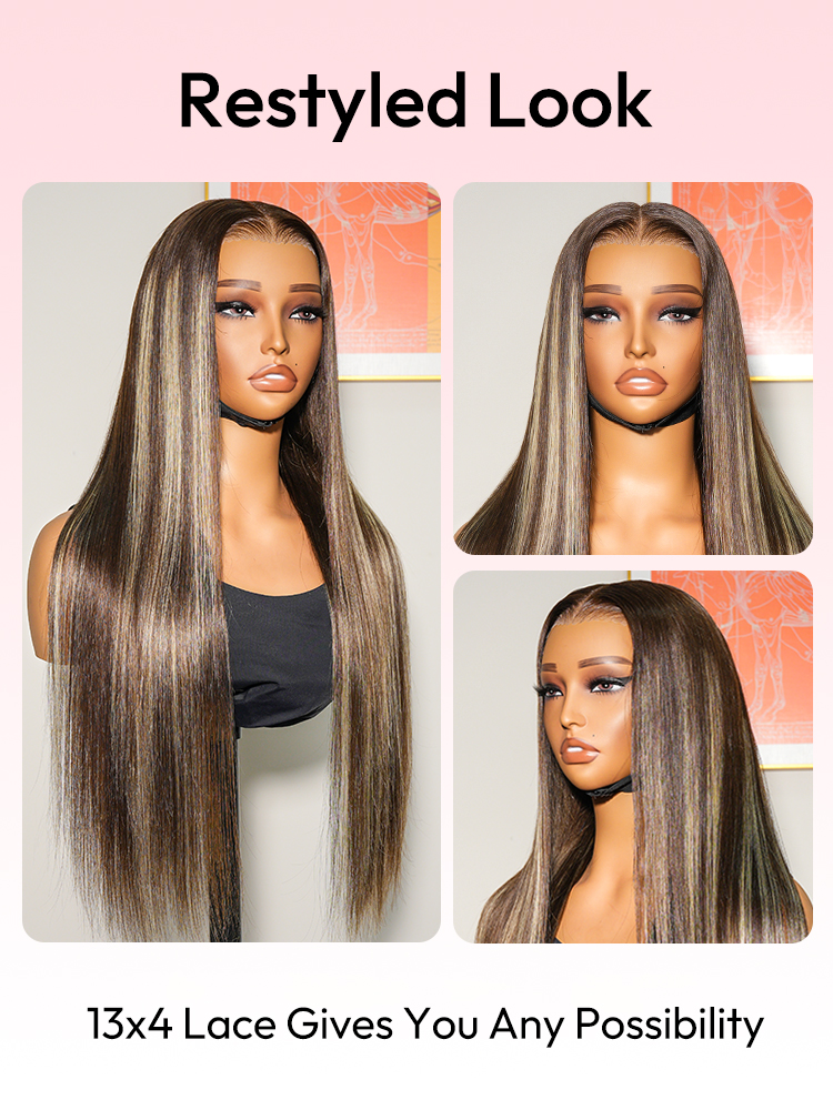 Silky Straight Lace Front Wig