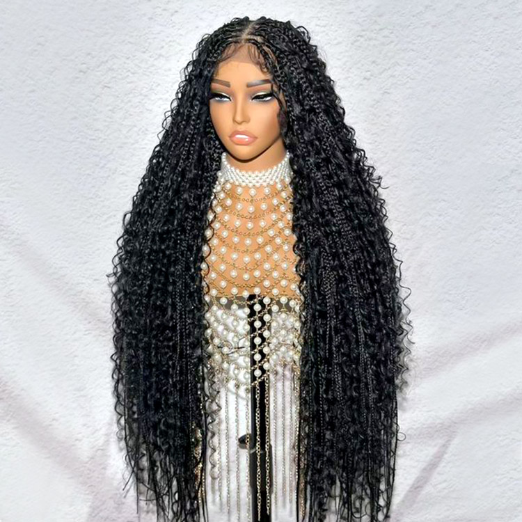 Boho Knotless Box Braids Wigs