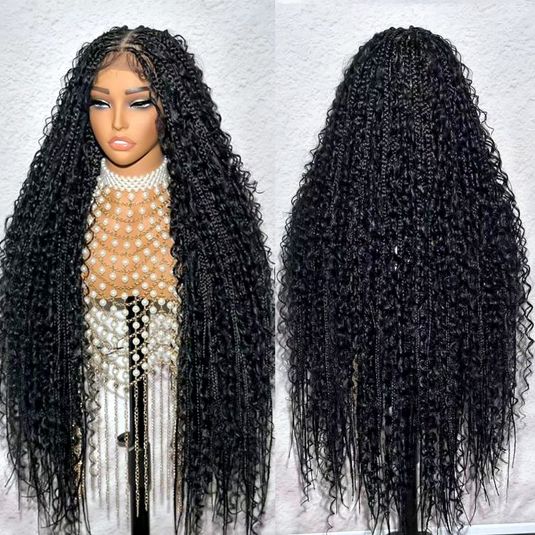 Boho Knotless Braids Wigs