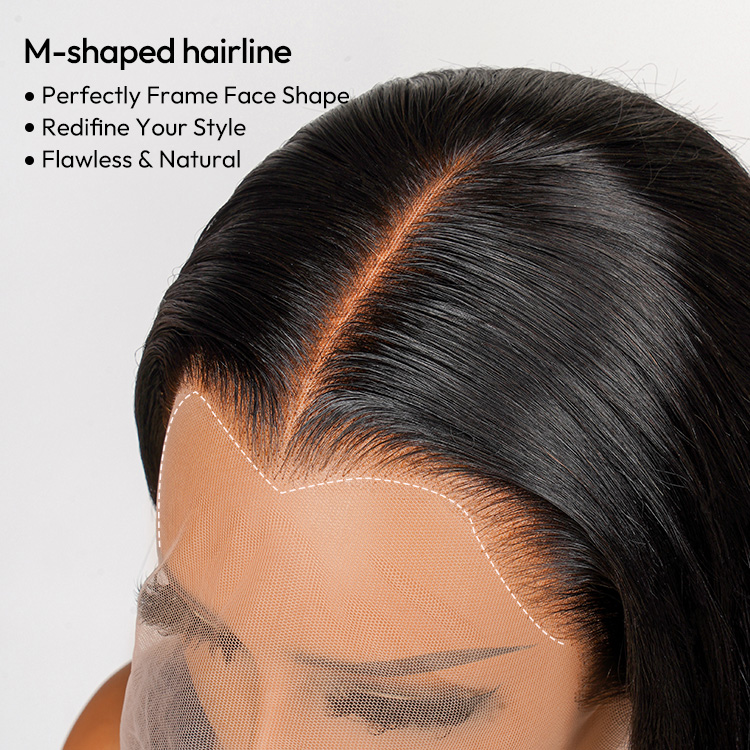 M-Shaped Hairline Body Wave Wig