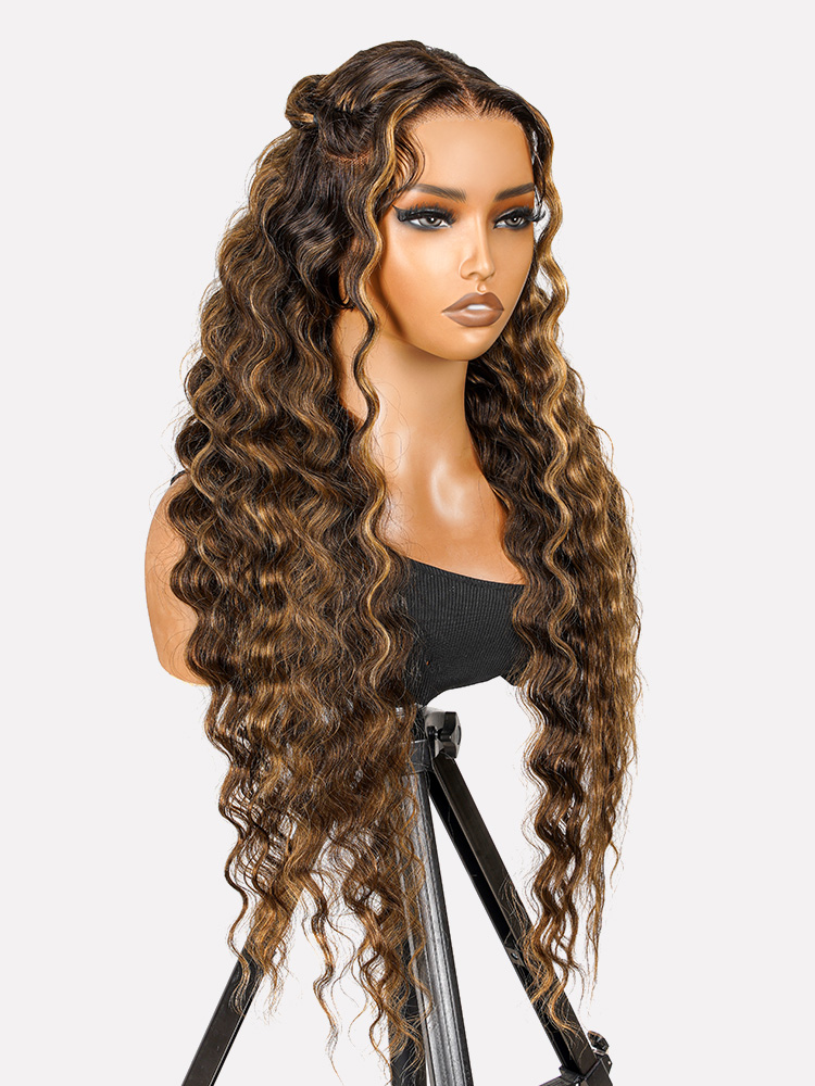 Stylist Honey Blonde Highlight Wig Stylist Honey Blonde Highlight Wig