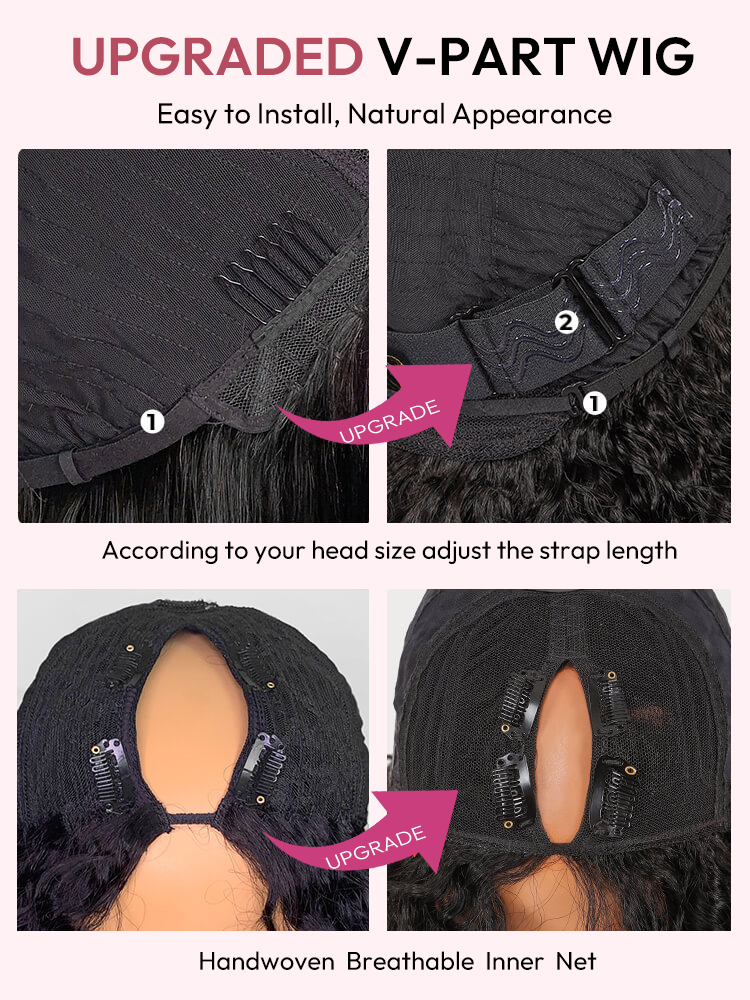 V Part Lace Wig