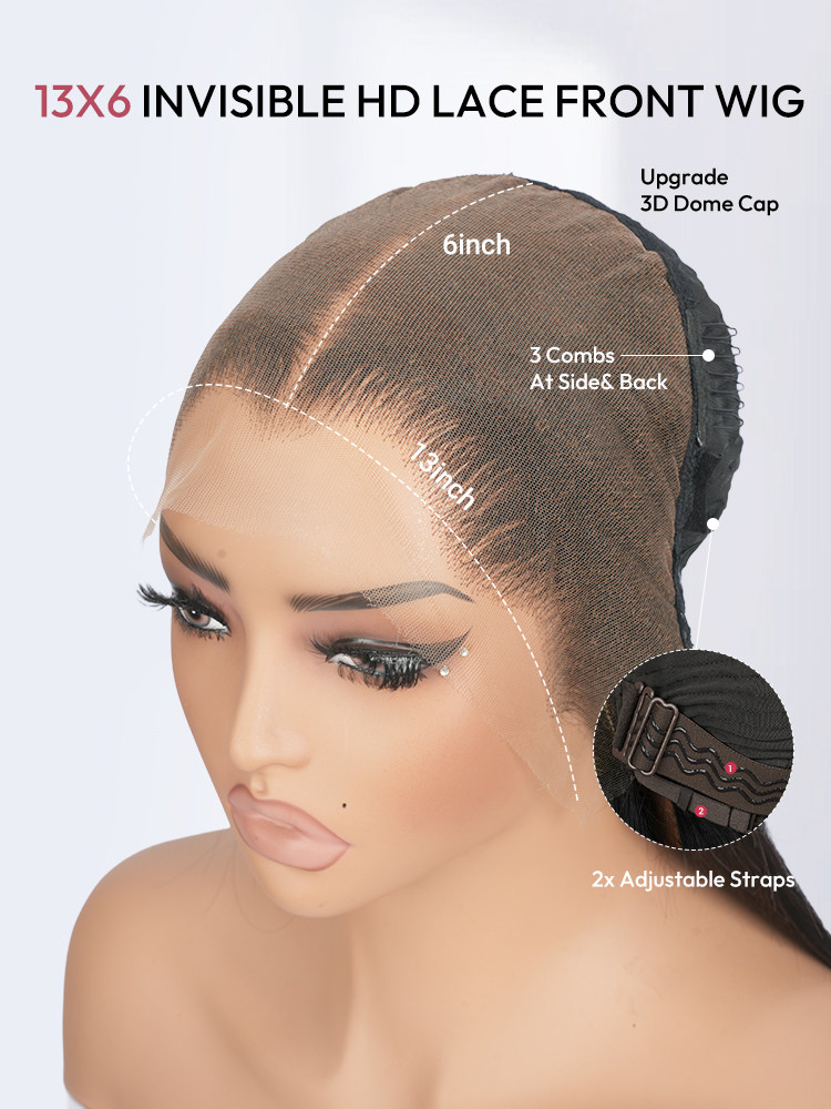 13X6 INVISIBLE HD LACE FRONT WIG
