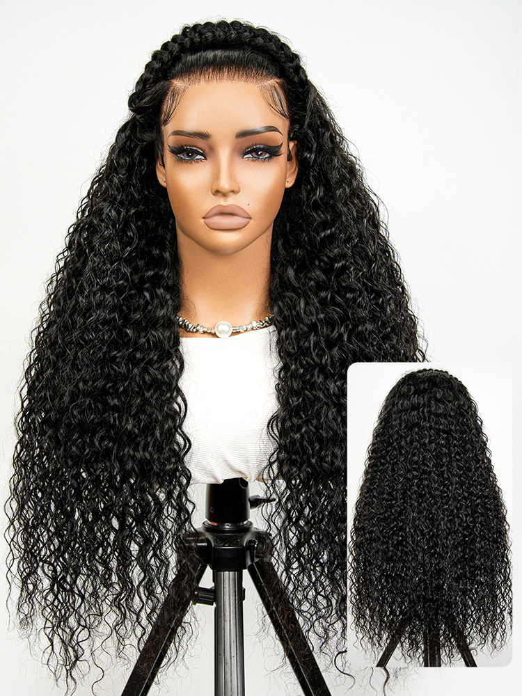 Ready To Go Wig With Glueless Water Wave Ready To Go Wig With Glueless Water Wave