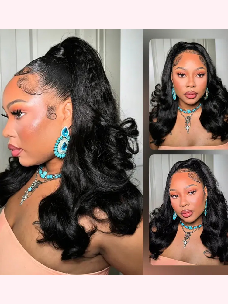 Kinky Straight Ponytail Hair Extension