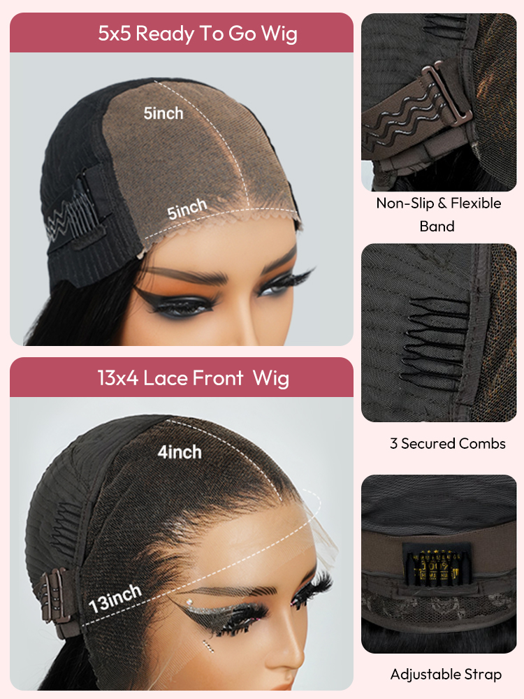 Pre Colored Deep Weave Wig