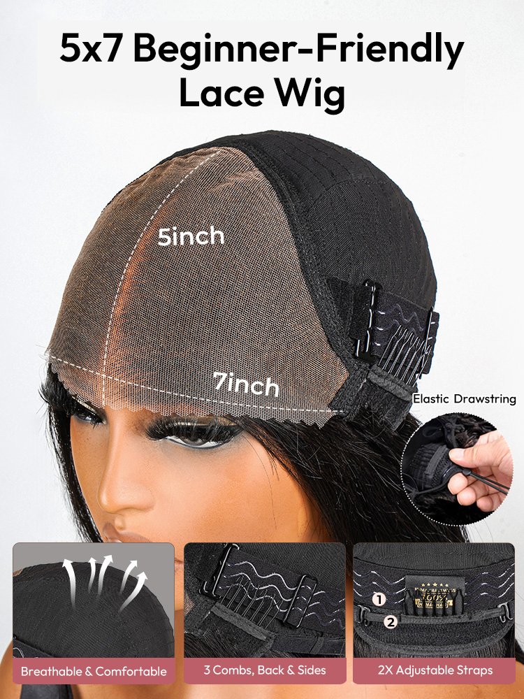 5x7 Beginner Friendly Lace Wig