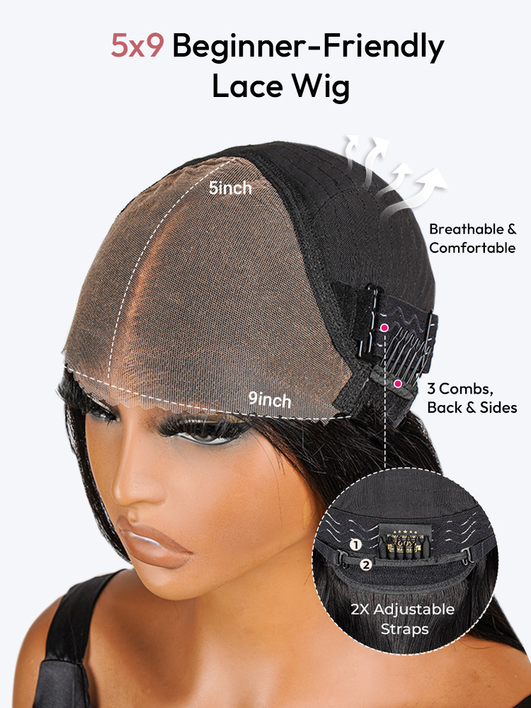 5x9 Beginner Friendly Lace Wig