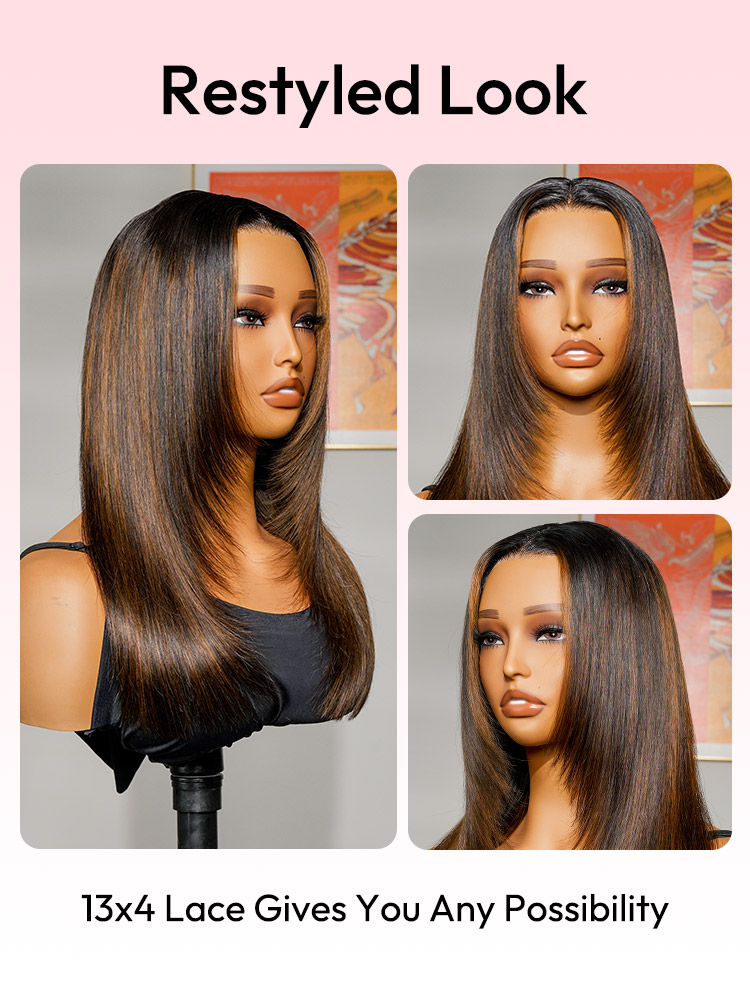 Highlight Human Hair Wig Highlight Human Hair Wig