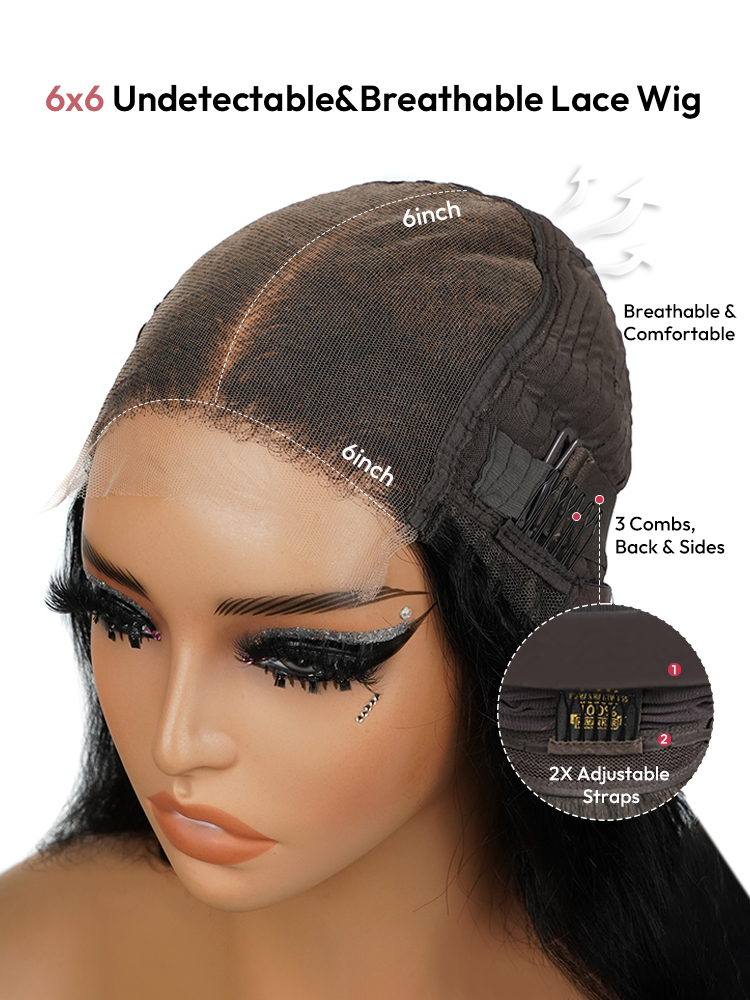 6*6 Lace Closure Wigs