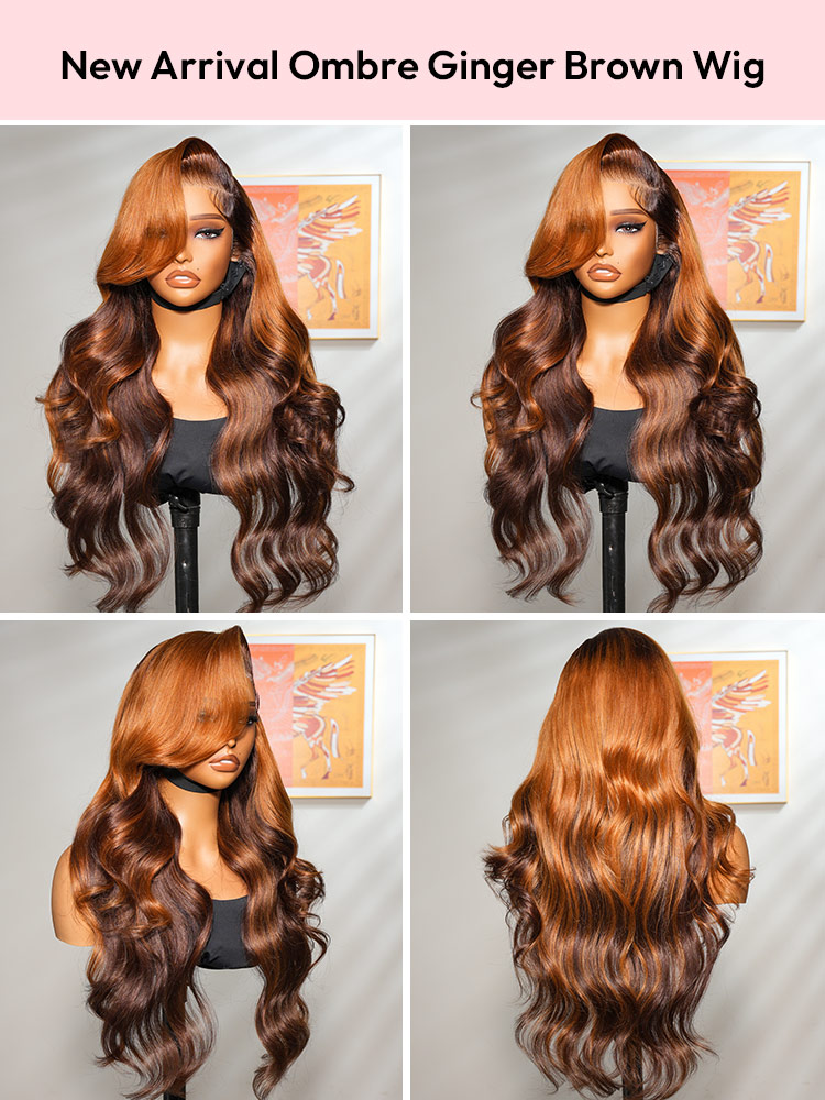 Ombre Ginger Brown Lace Wig