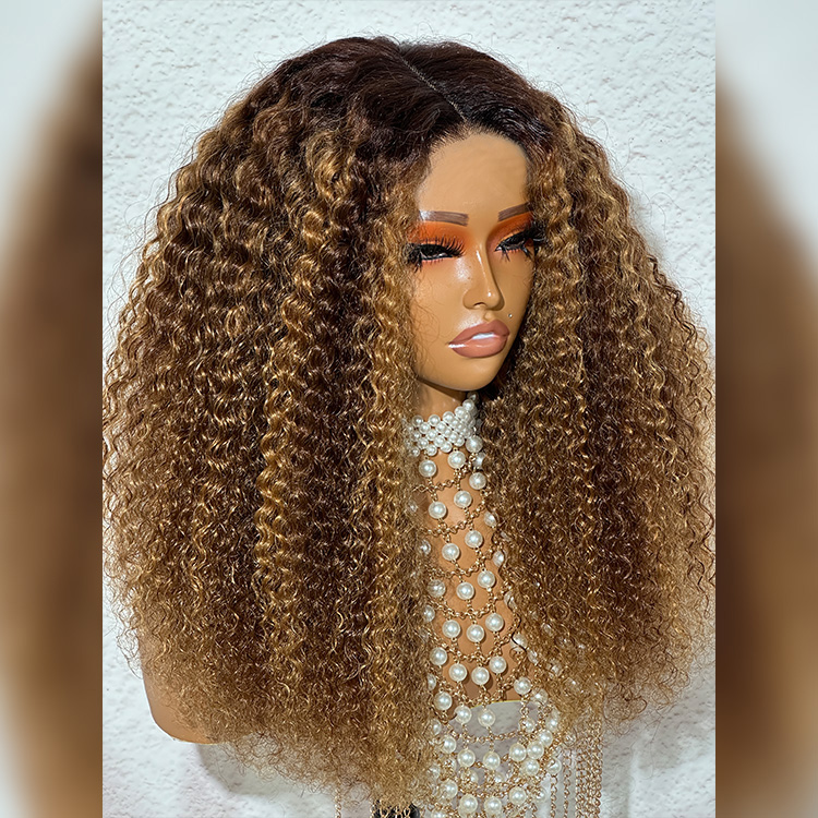 ombre curly wig