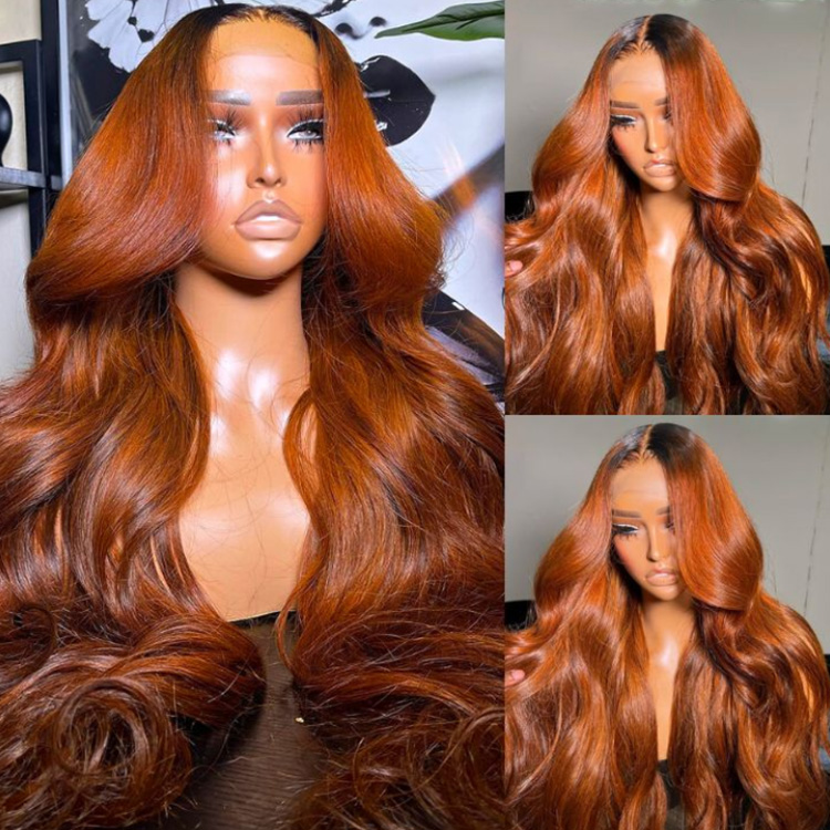 ombre ginger wig