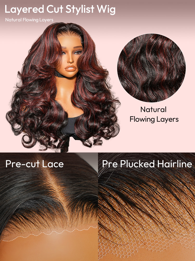 PT1B Cherry Cola Red Wig PT1B Cherry Cola Red Wig