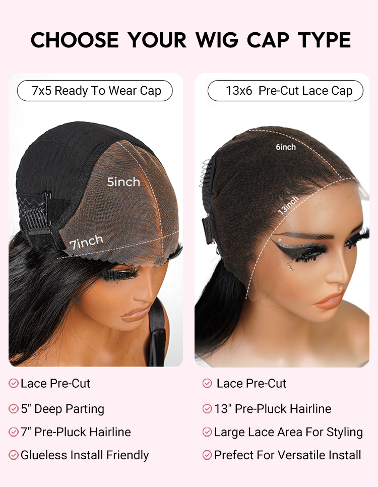 Choose Your Wig Cap Type