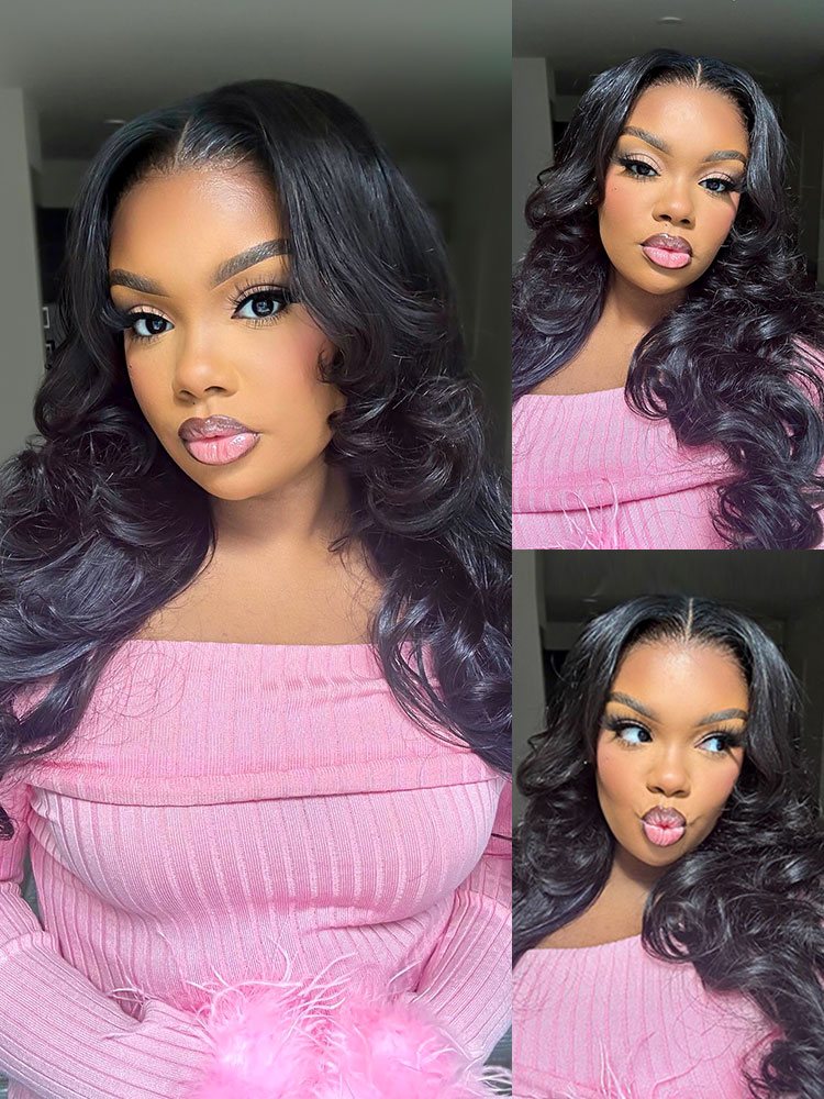 Layered Cut Wave Wig With Flowing Hair Layered Cut Wave Wig With Flowing Hair