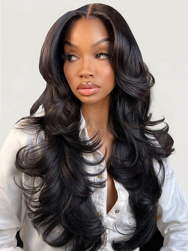 Butterfly Layered Cut Body Wave Wig