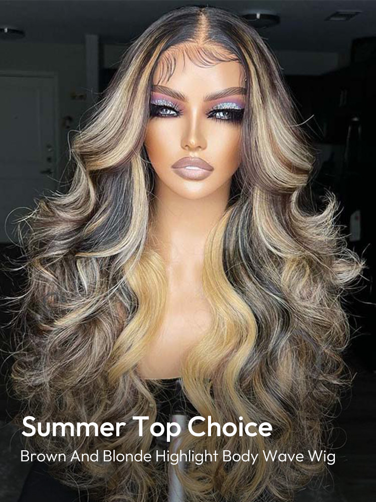 Black Human Hair Wigs With Body Wave