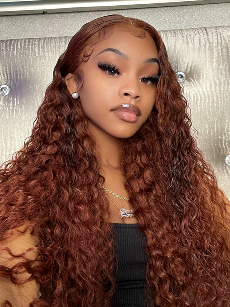 Long Brown Lace Front Wigs