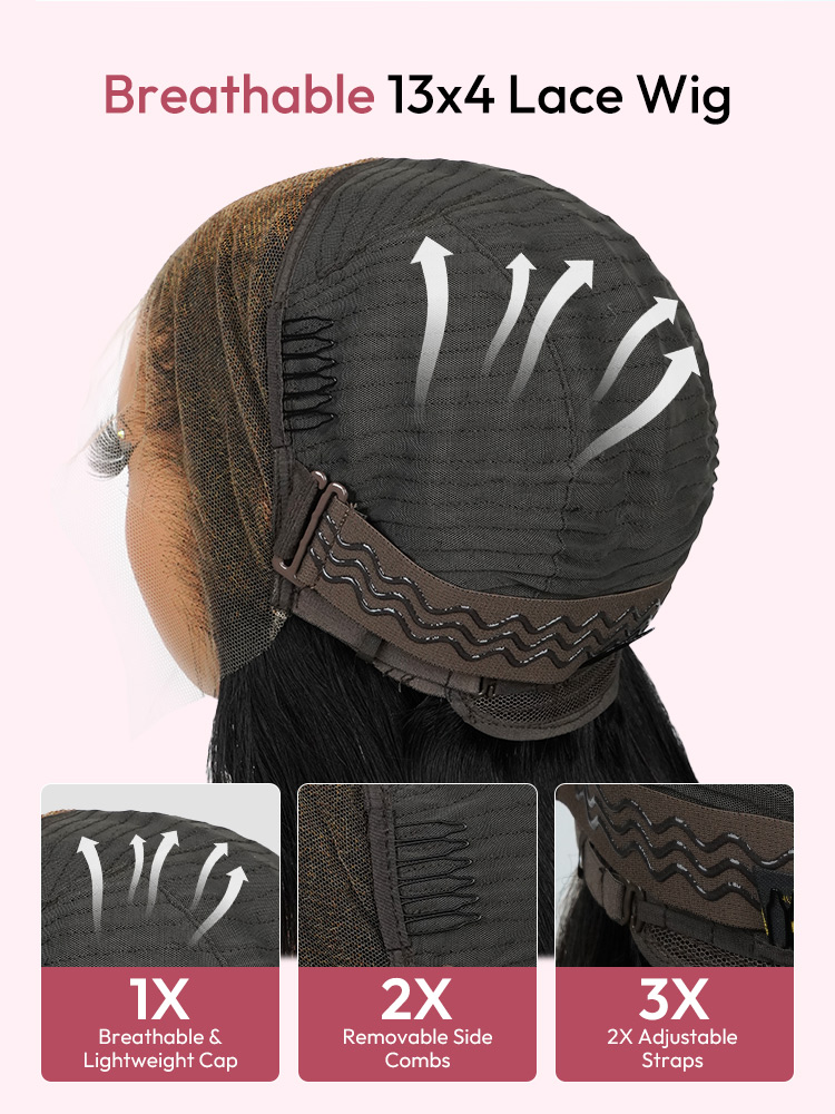 Breathable 13X4 Lace Wigs