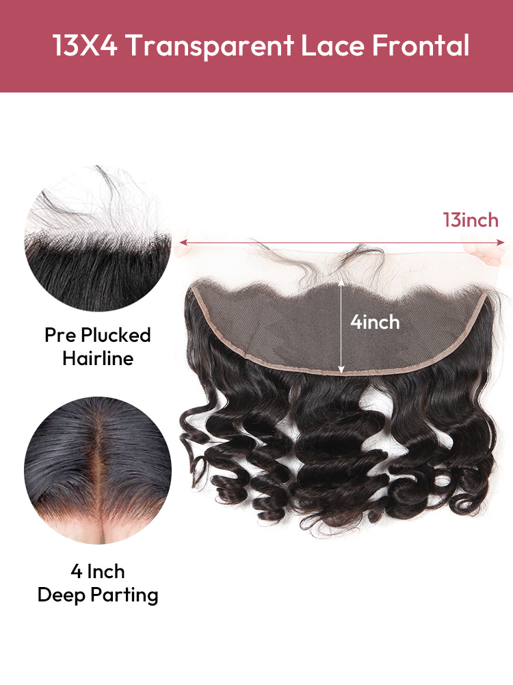 Loose Wave Human Hair Lace Frontals