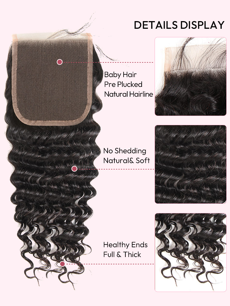 Curly 4*4 Lace Closure