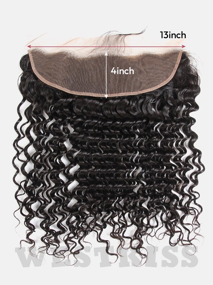 Deep Wave  Bundles With Lace Frontal